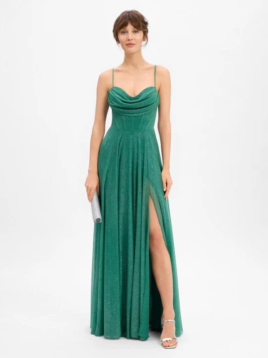 Foto van product Marie Lund Avondjurk groen