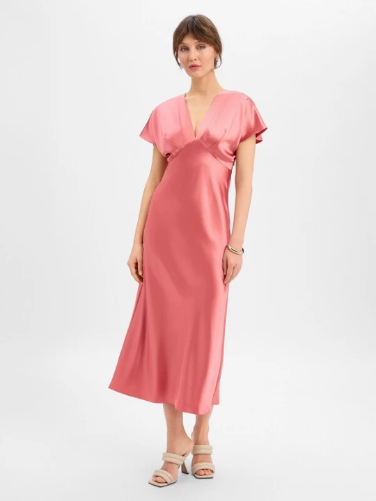 Foto van product Marie Lund Avondjurk zalm roze