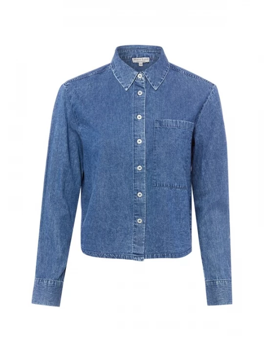 Foto van product Marie Lund Blouse blauw denim