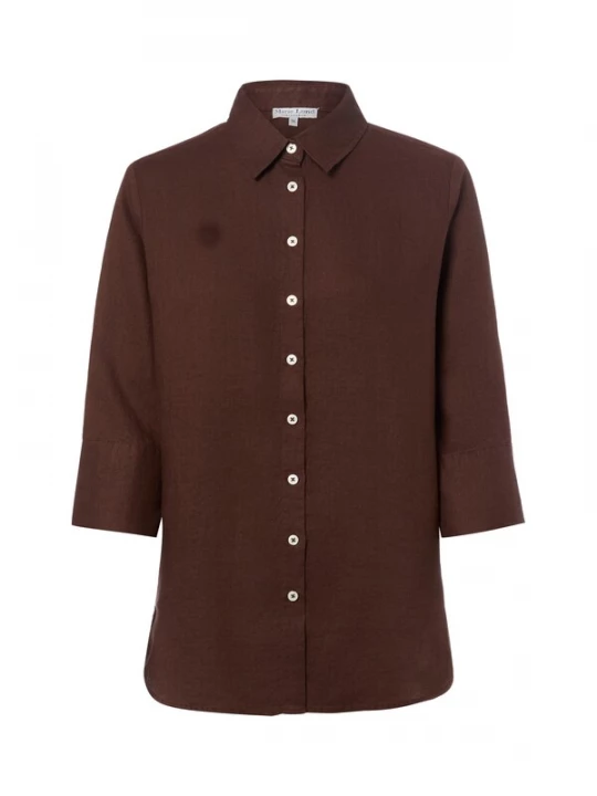 Foto van product Marie Lund Blouse chocoladebruin