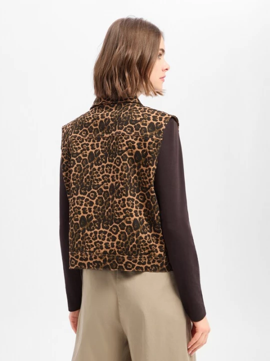 Foto van product Marie Lund Bodywarmer bruin / zwart