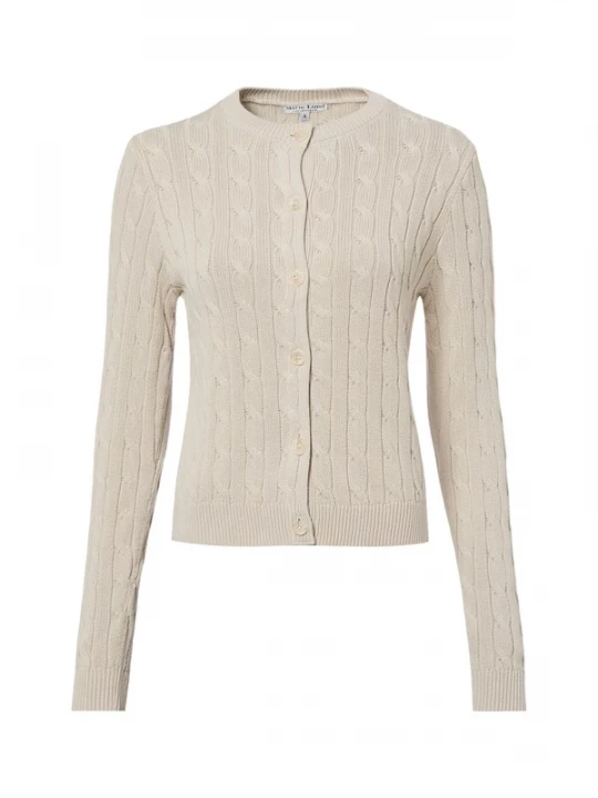 Foto van product Marie Lund Gebreid vest beige