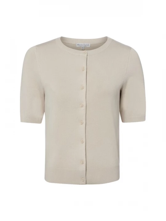 Foto van product Marie Lund Gebreid vest beige