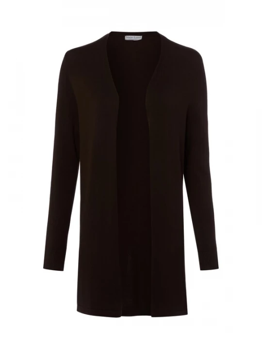 Foto van product Marie Lund Gebreid vest chocoladebruin