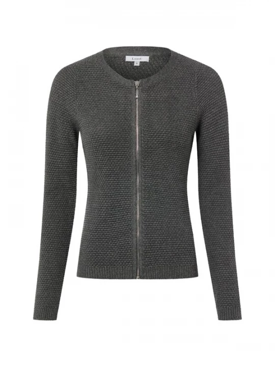 Foto van product Marie Lund Gebreid vest grijs
