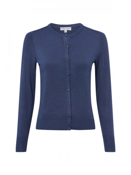 Foto van product Marie Lund Gebreid vest indigo
