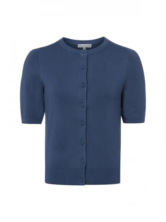 Foto van product Marie Lund Gebreid vest indigo