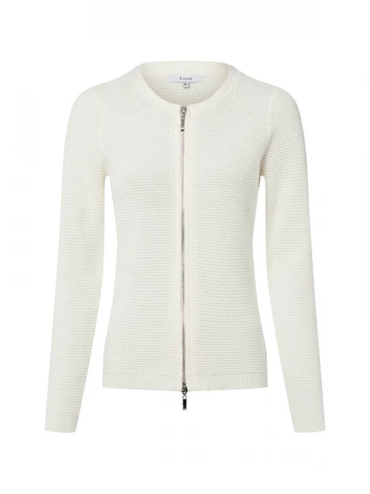 Foto van product Marie Lund Gebreid vest natuurwit