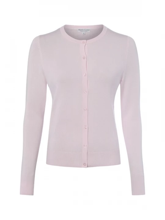 Foto van product Marie Lund Gebreid vest rosa