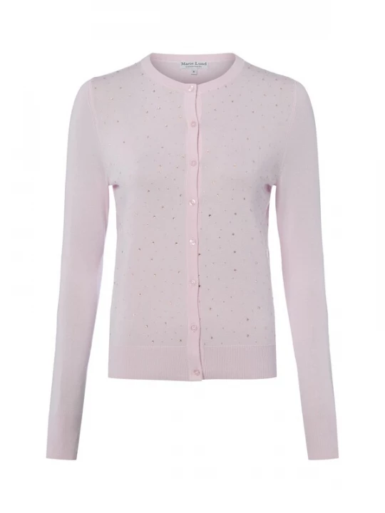 Foto van product Marie Lund Gebreid vest rosa