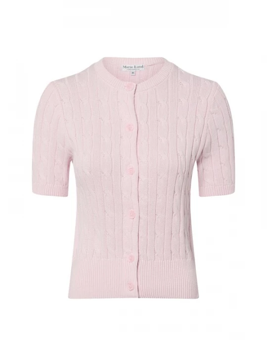 Foto van product Marie Lund Gebreid vest rosa