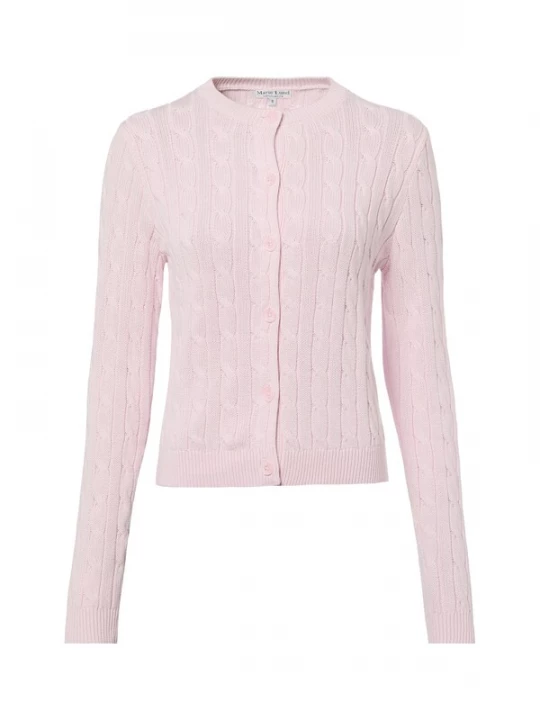 Foto van product Marie Lund Gebreid vest rosa