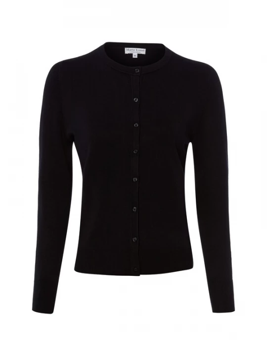 Foto van product Marie Lund Gebreid vest zwart