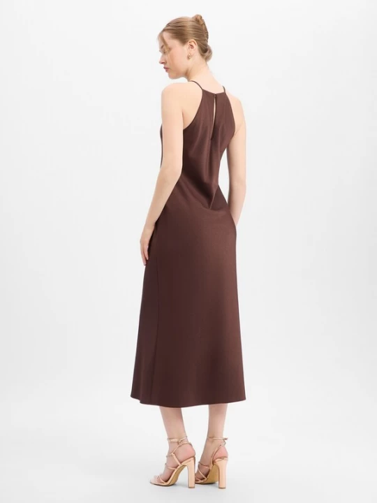 Foto van product Marie Lund Jurk chocoladebruin