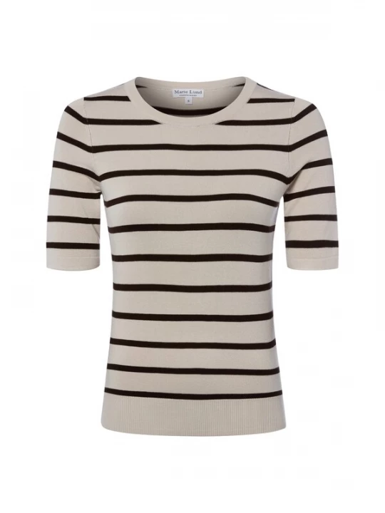 Foto van product Marie Lund Shirt beige / zwart