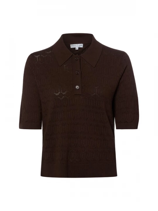 Foto van product Marie Lund Shirt chocoladebruin