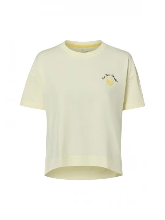 Foto van product Marie Lund Shirt lichtbeige / geel / zwart