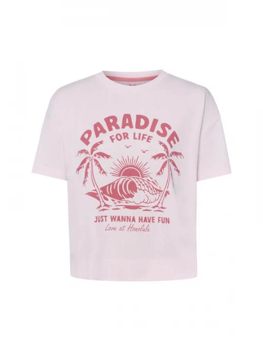 Foto van product Marie Lund Shirt 'Paradise' rosa