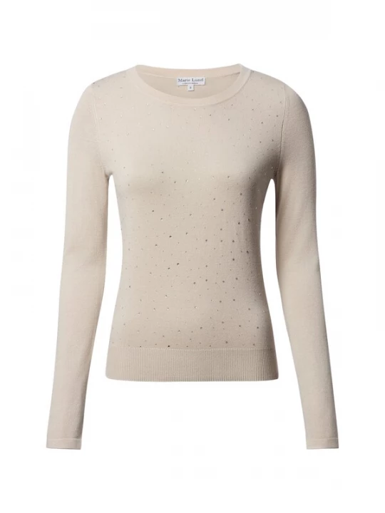 Foto van product Marie Lund Trui beige / wit