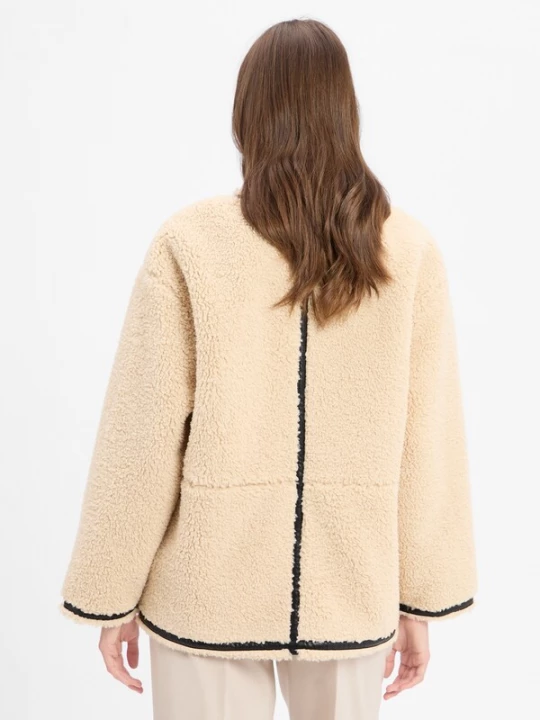 Foto van product Marie Lund Tussenjas beige / zwart