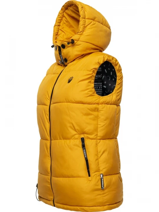 Foto van product MARIKOO Bodywarmer 'Eisflöckchen' lichtbeige / geel