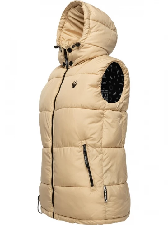 Foto van product MARIKOO Bodywarmer 'Eisflöckchen' sand
