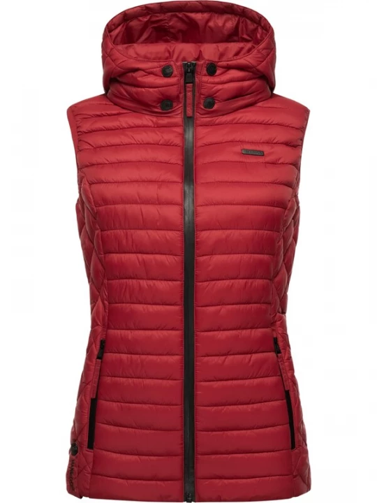 Foto van product MARIKOO Bodywarmer 'Hasenpfote' donkerrood