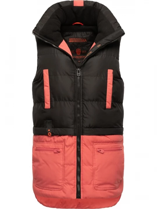 Foto van product MARIKOO Bodywarmer 'Kiraraa' watermeloen rood / zwart