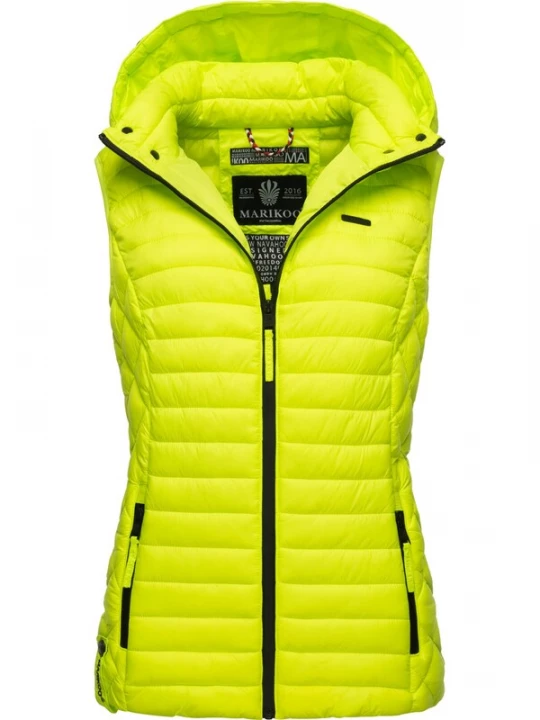 Foto van product MARIKOO Bodywarmer limoen / zwart