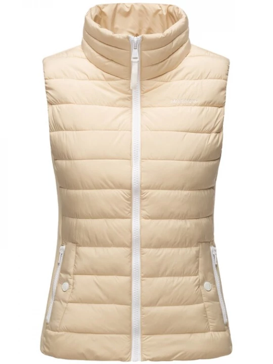 Foto van product MARIKOO Bodywarmer 'Reimii' lichtbeige / wit