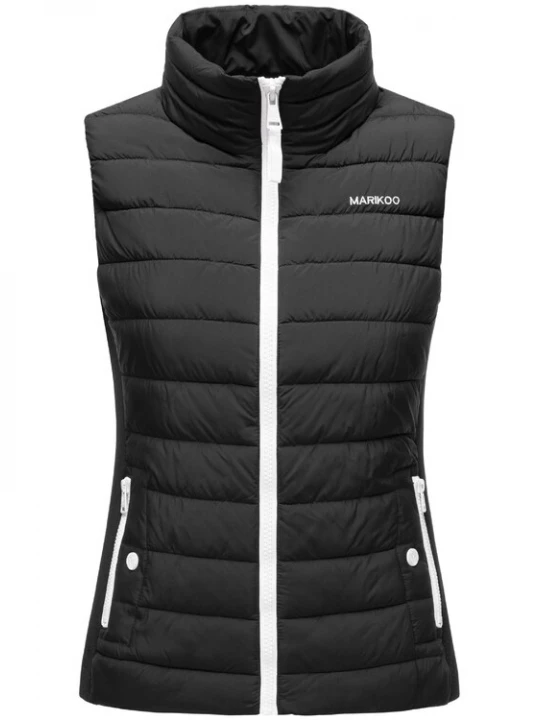 Foto van product MARIKOO Bodywarmer 'Reimii' zwart / wit