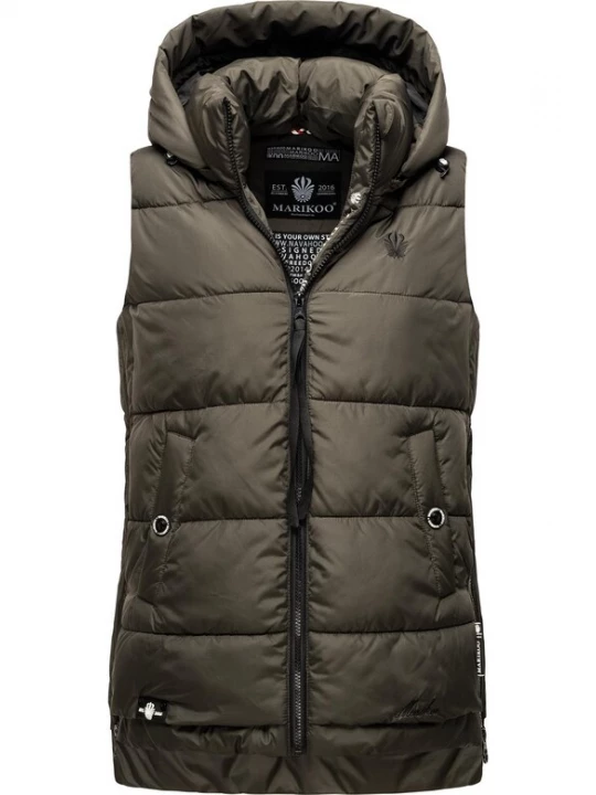 Foto van product MARIKOO Bodywarmer 'Zarinaa' antraciet