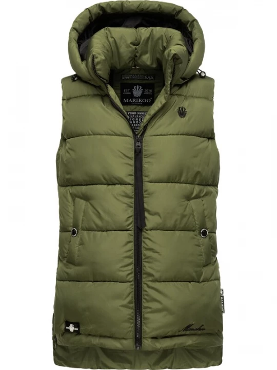 Foto van product MARIKOO Bodywarmer 'Zarinaa' groen