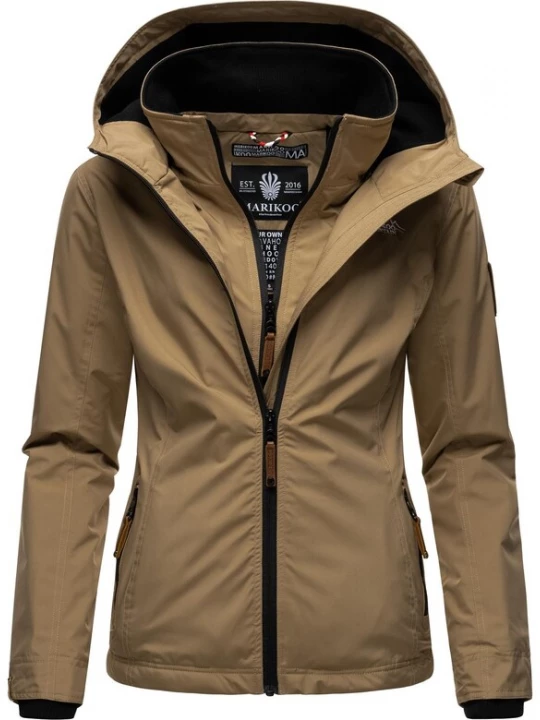 Foto van product MARIKOO Functionele jas 'Erdbeere' bruin