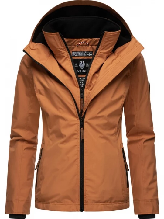 Foto van product MARIKOO Functionele jas 'Erdbeere' bruin