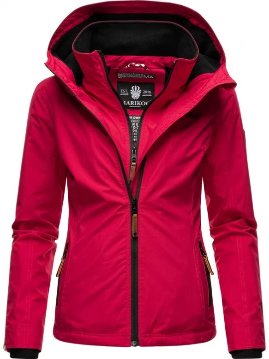 Foto van product MARIKOO Functionele jas 'Erdbeere' rood