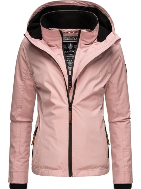Foto van product MARIKOO Functionele jas 'Erdbeere' rosé / zwart