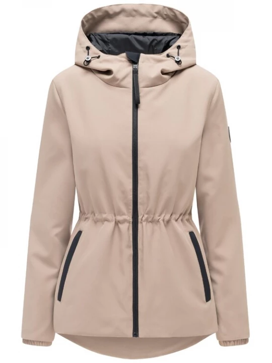 Foto van product MARIKOO Functionele jas 'Katzilein 16' beige / zwart