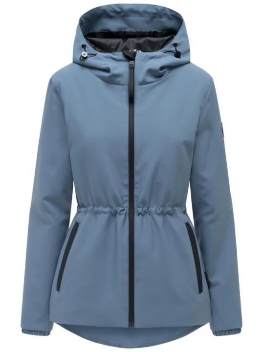 Foto van product MARIKOO Functionele jas 'Katzilein 16' duifblauw / zwart