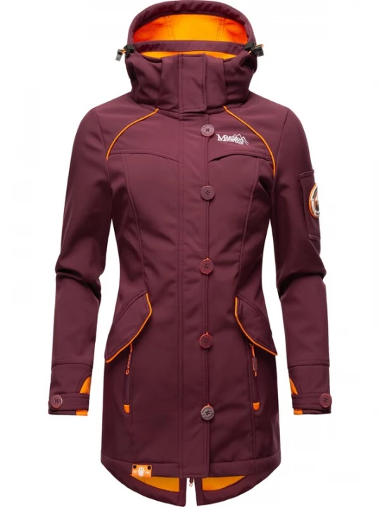 Foto van product MARIKOO Functionele jas 'Soulinaa' bordeaux
