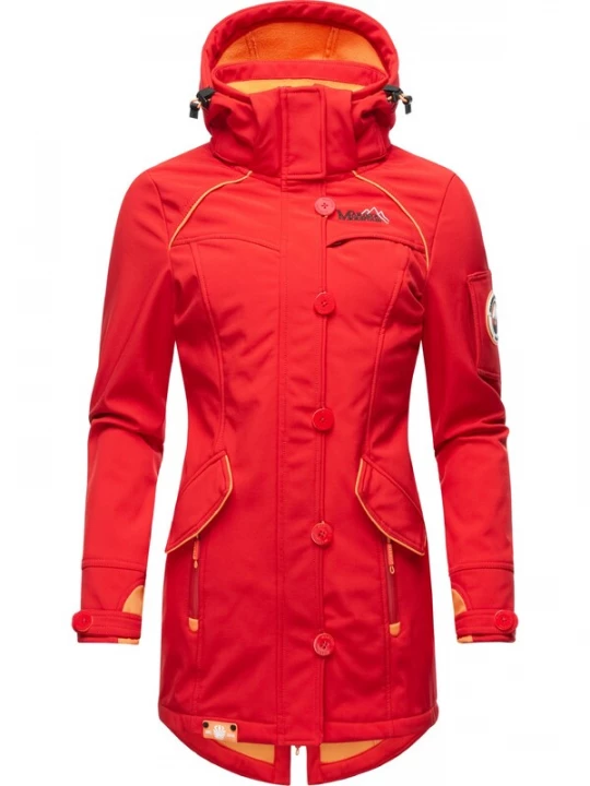 Foto van product MARIKOO Functionele jas 'Soulinaa' oranje / rood