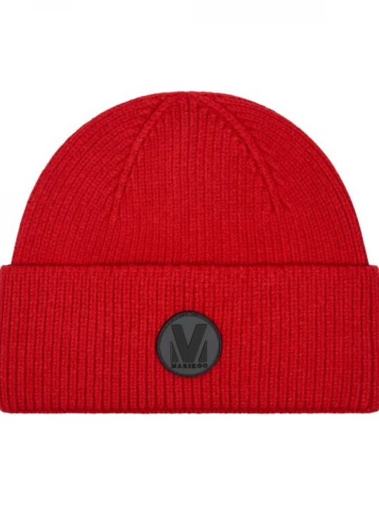 Foto van product MARIKOO Muts 'Effelin 16' grijs / rood