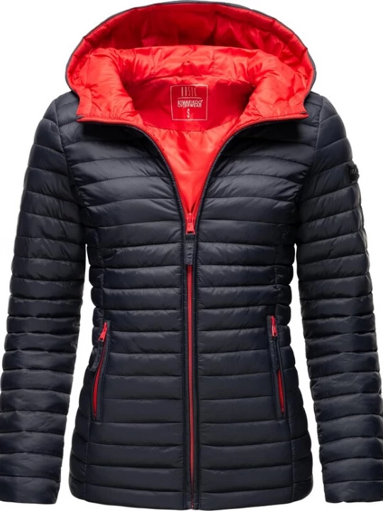 Foto van product MARIKOO Tussenjas 'Asraa' navy / lichtrood