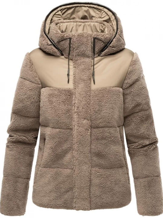 Foto van product MARIKOO Tussenjas 'Kaguraa 16' cappuccino / bruin gemêleerd