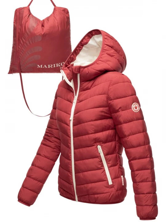 Foto van product MARIKOO Tussenjas 'Pack Mich Ein' rood / wit