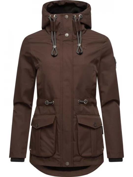Foto van product MARIKOO Tussenparka 'Babetaa' bruin