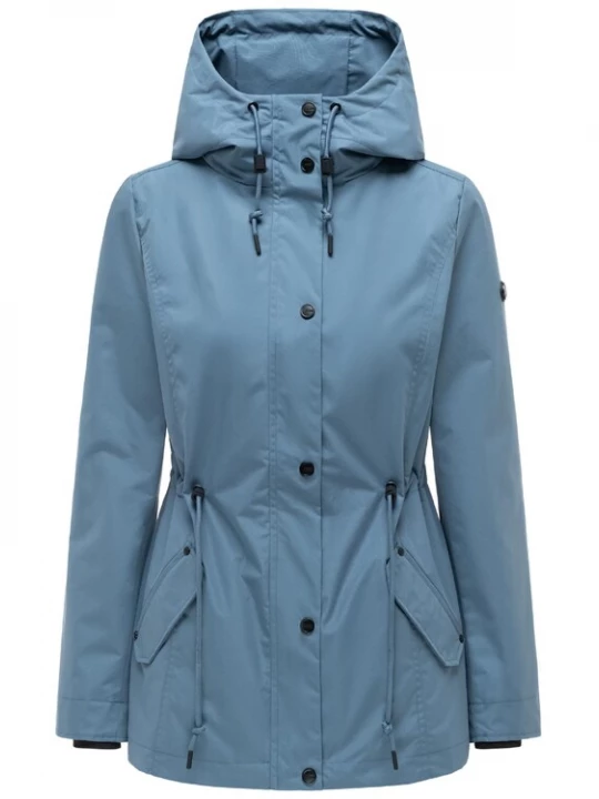 Foto van product MARIKOO Tussenparka 'Bonbonparty 16' duifblauw