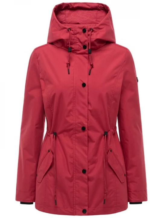 Foto van product MARIKOO Tussenparka 'Bonbonparty 16' rood