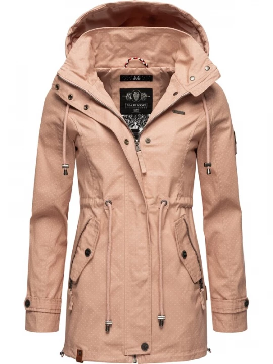 Foto van product MARIKOO Tussenparka 'Nyokoo' rosa / wit