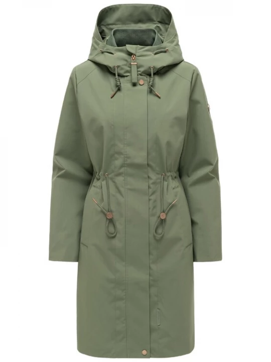 Foto van product MARIKOO Tussenparka 'Zilandaa 16' groen
